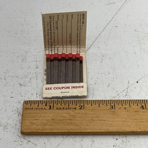 Vintage Matchbook CoverIt Says A Lot About You Novelty Match Book Unstruck - Picture 6 of 11